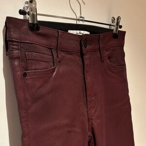 Sam Edelman Stiletto High Rise Skinny Coated Jeans Paprika 26 NWT